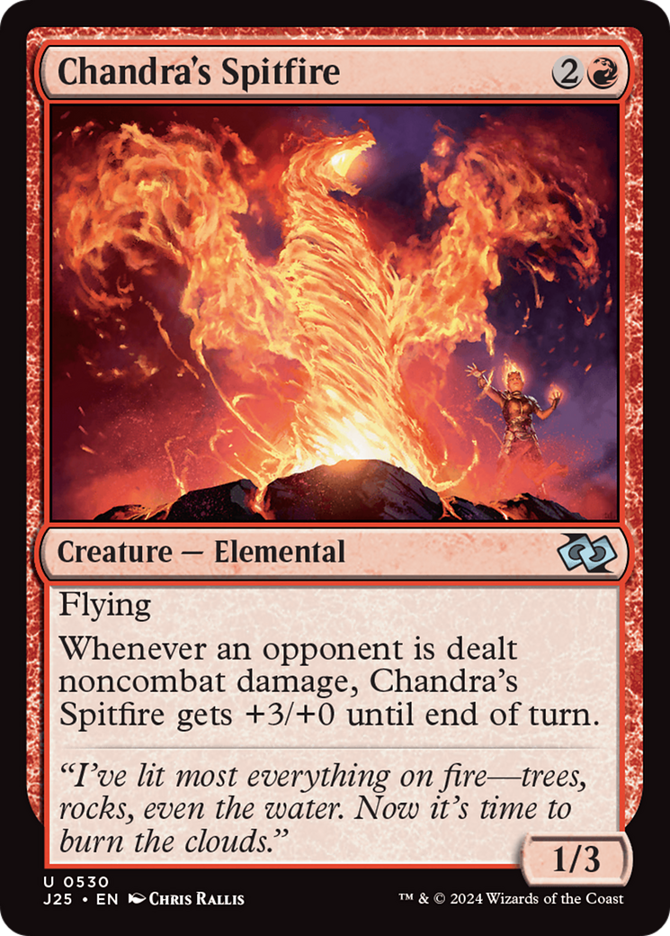 Chandra's Spitfire [Foundations Jumpstart] | Fandemonia Ltd