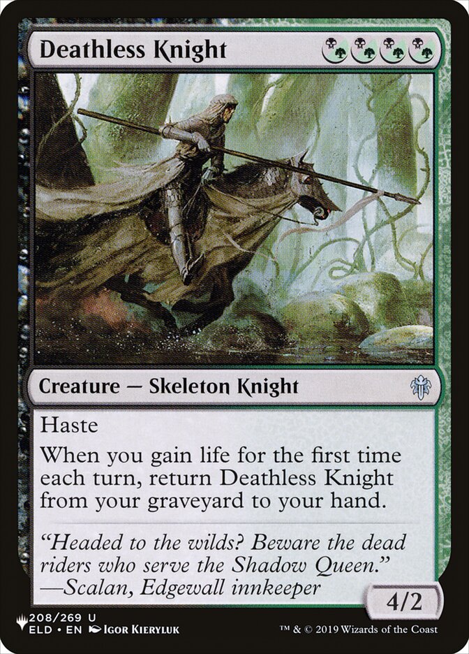 Deathless Knight [The List] | Fandemonia Ltd