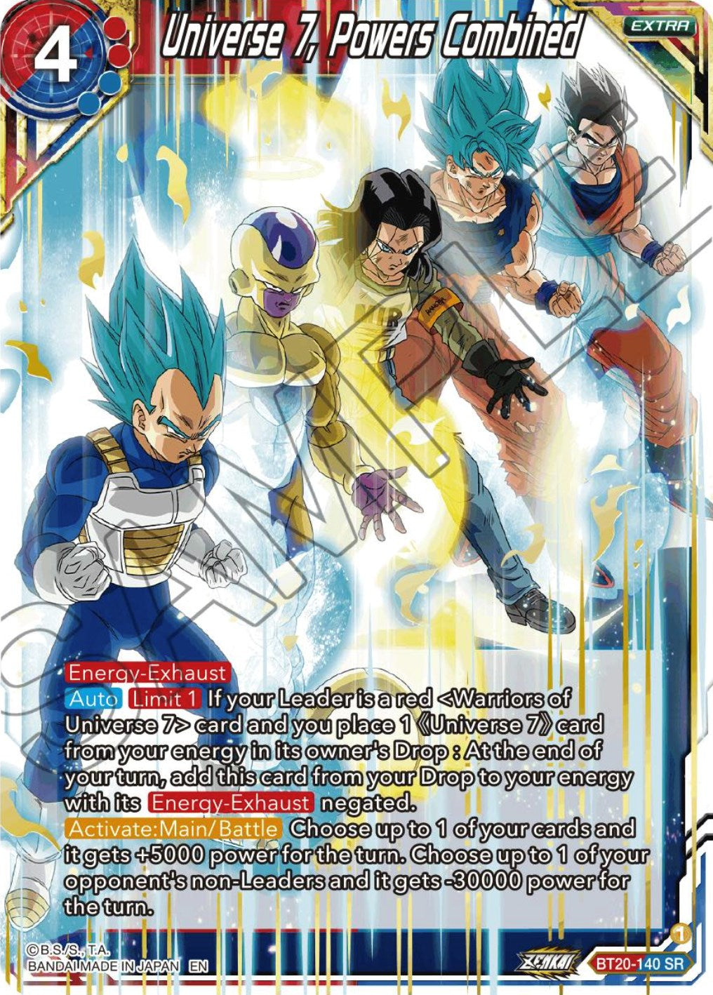 Universe 7, Powers Combined (BT20-140) [Power Absorbed] | Fandemonia Ltd