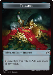 Beast // Treasure Double-Sided Token [Tarkir: Dragonstorm Commander Tokens] | Fandemonia Ltd
