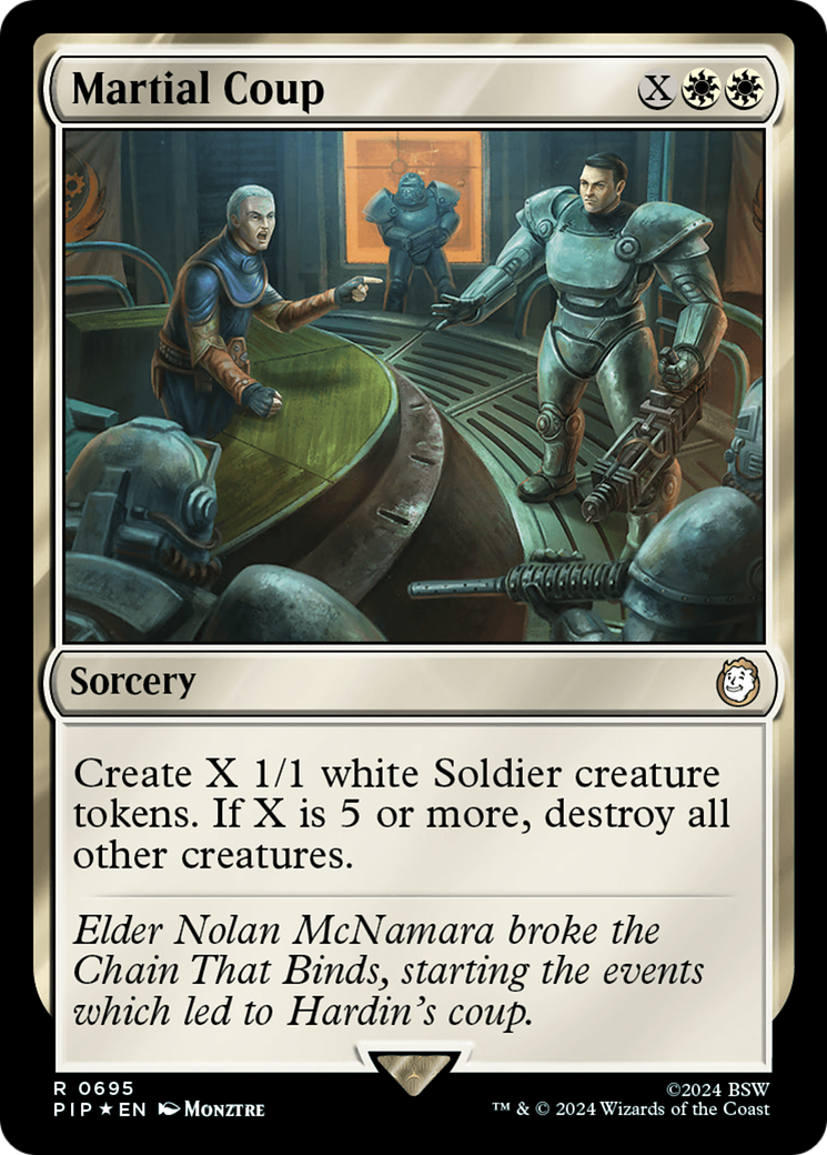 Martial Coup (Surge Foil) [Fallout] | Fandemonia Ltd