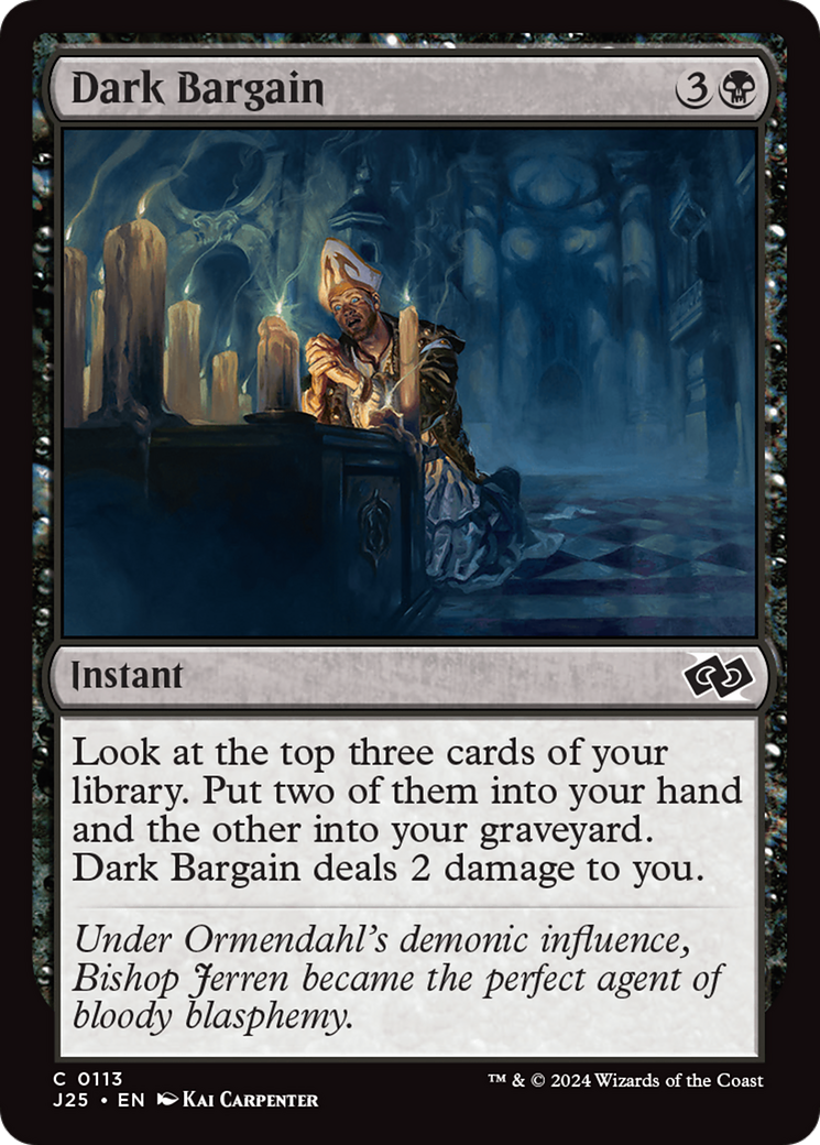 Dark Bargain [Foundations Jumpstart] | Fandemonia Ltd