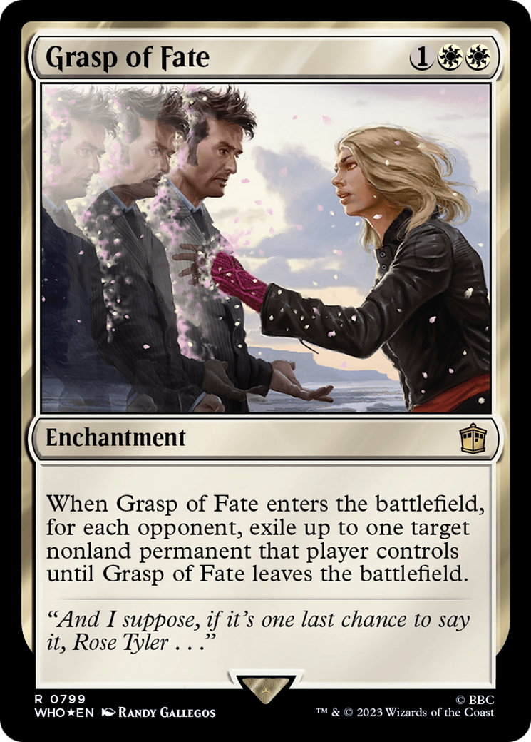 Grasp of Fate (Surge Foil) [Doctor Who] | Fandemonia Ltd