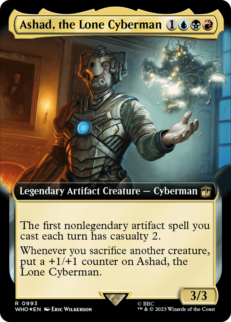 Ashad, the Lone Cyberman (Extended Art) (Surge Foil) [Doctor Who] | Fandemonia Ltd
