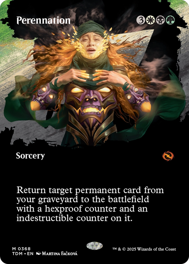 Perennation (Borderless) [Tarkir: Dragonstorm] | Fandemonia Ltd