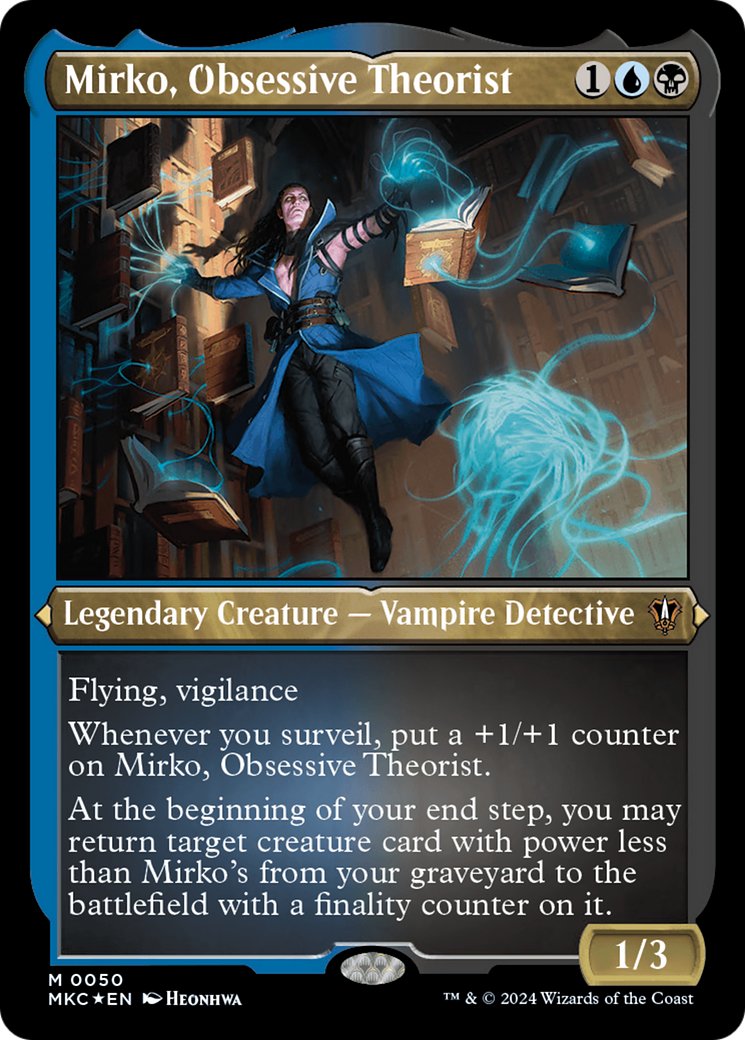 Mirko, Obsessive Theorist (Display Commander) [Murders at Karlov Manor Commander] | Fandemonia Ltd