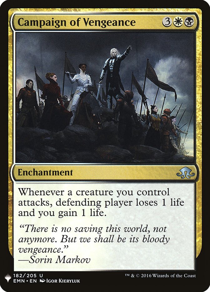 Campaign of Vengeance [Mystery Booster] | Fandemonia Ltd