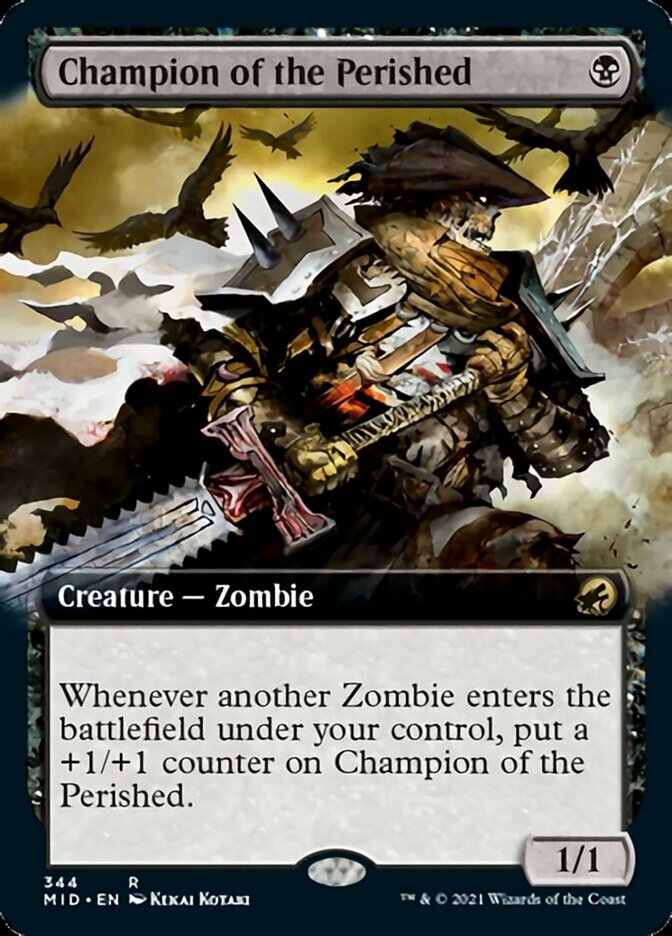 Champion of the Perished (Extended Art) [Innistrad: Midnight Hunt] | Fandemonia Ltd