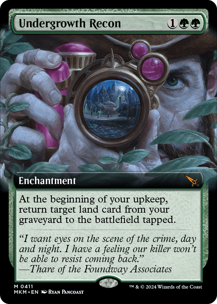 Undergrowth Recon (Extended Art) [Murders at Karlov Manor] | Fandemonia Ltd