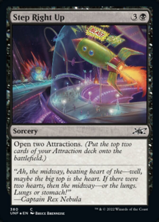 Step Right Up (Galaxy Foil) [Unfinity] | Fandemonia Ltd