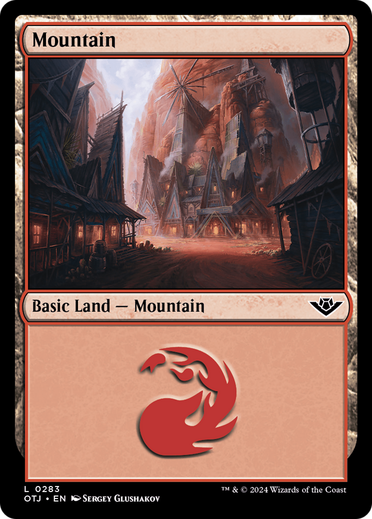 Mountain (0283) [Outlaws of Thunder Junction] | Fandemonia Ltd