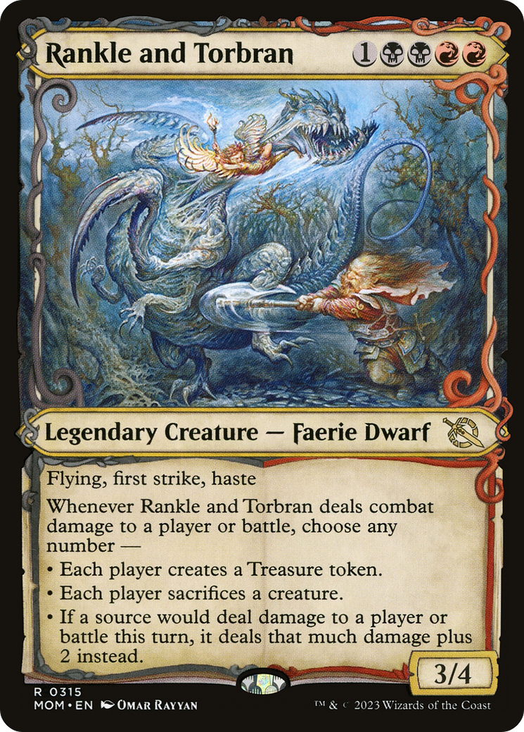 Rankle and Torbran (Showcase Planar Booster Fun) [March of the Machine] | Fandemonia Ltd