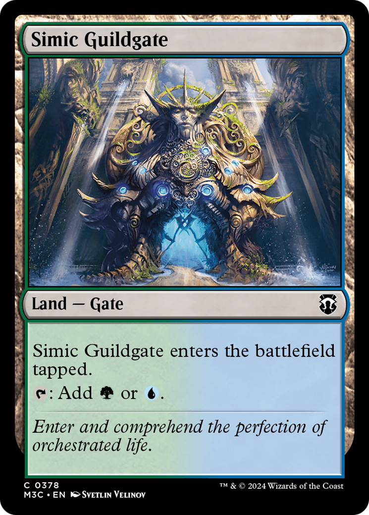 Simic Guildgate (Ripple Foil) [Modern Horizons 3 Commander] | Fandemonia Ltd