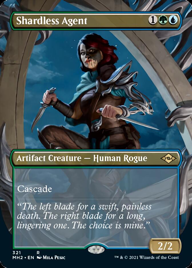 Shardless Agent (Borderless Alternate Art) [Modern Horizons 2] | Fandemonia Ltd