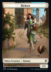 Spider // Human Double-Sided Token [Commander Legends: Battle for Baldur's Gate Tokens] | Fandemonia Ltd