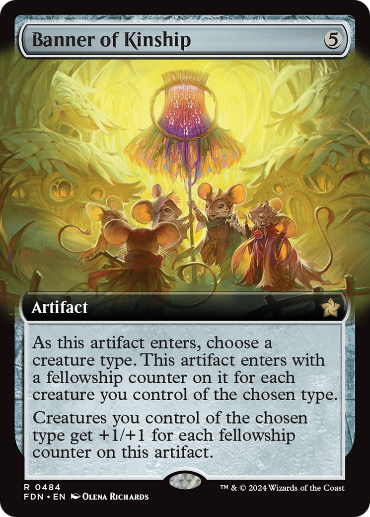 Banner of Kinship (Extended Art) [Foundations] | Fandemonia Ltd