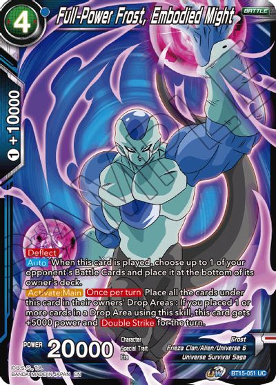 Full-Power Frost, Embodied Might (BT15-051) [Saiyan Showdown] | Fandemonia Ltd