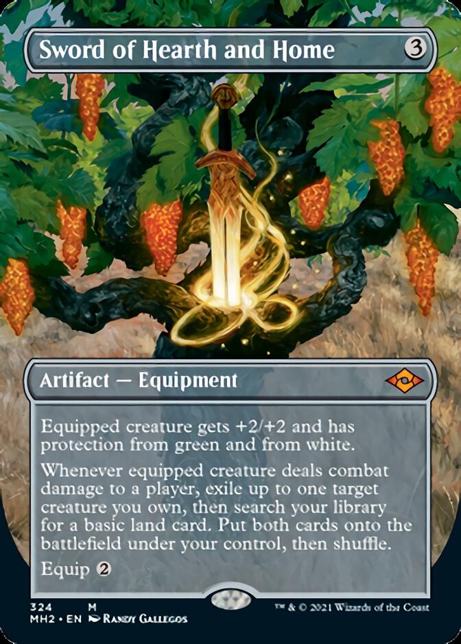 Sword of Hearth and Home (Borderless Alternate Art) [Modern Horizons 2] | Fandemonia Ltd