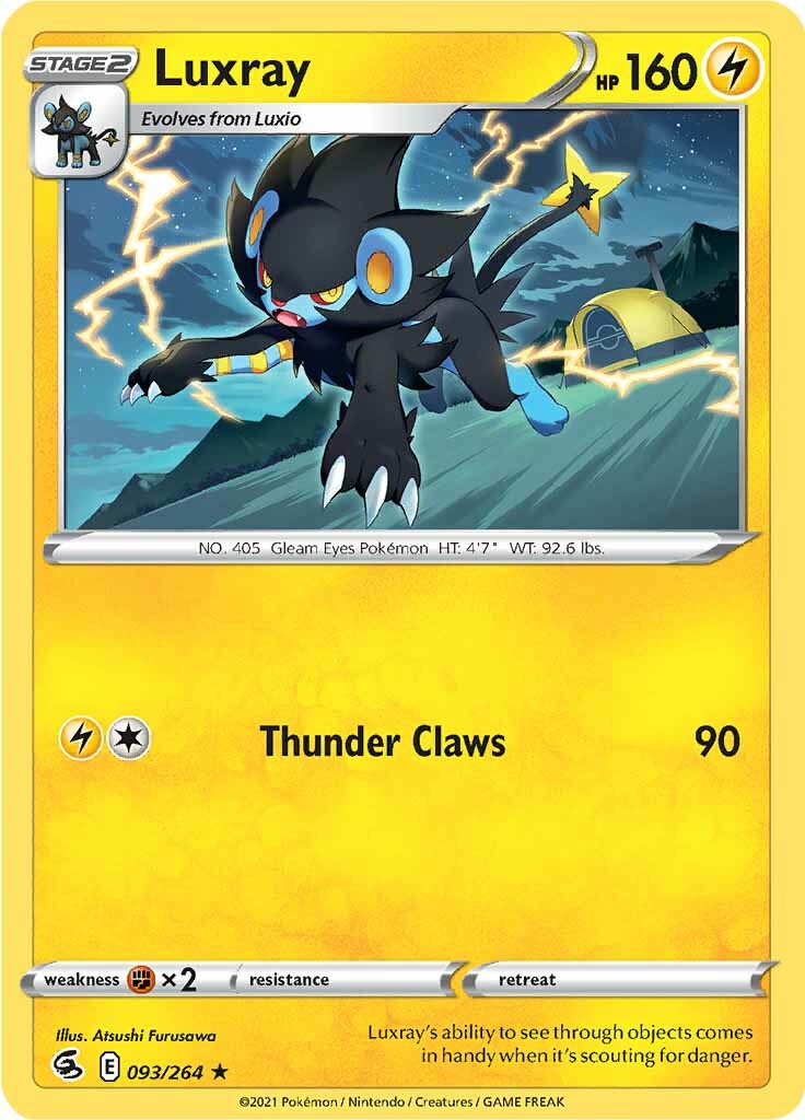Luxray (093/264) [Sword & Shield: Fusion Strike] | Fandemonia Ltd