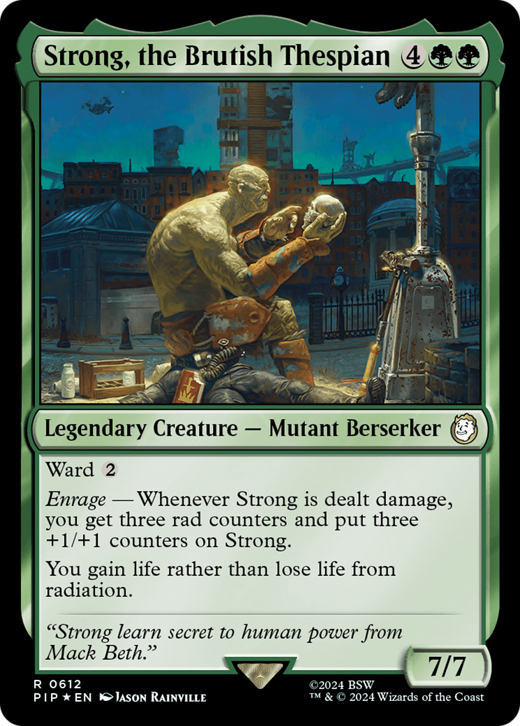 Strong, the Brutish Thespian (Surge Foil) [Fallout] | Fandemonia Ltd
