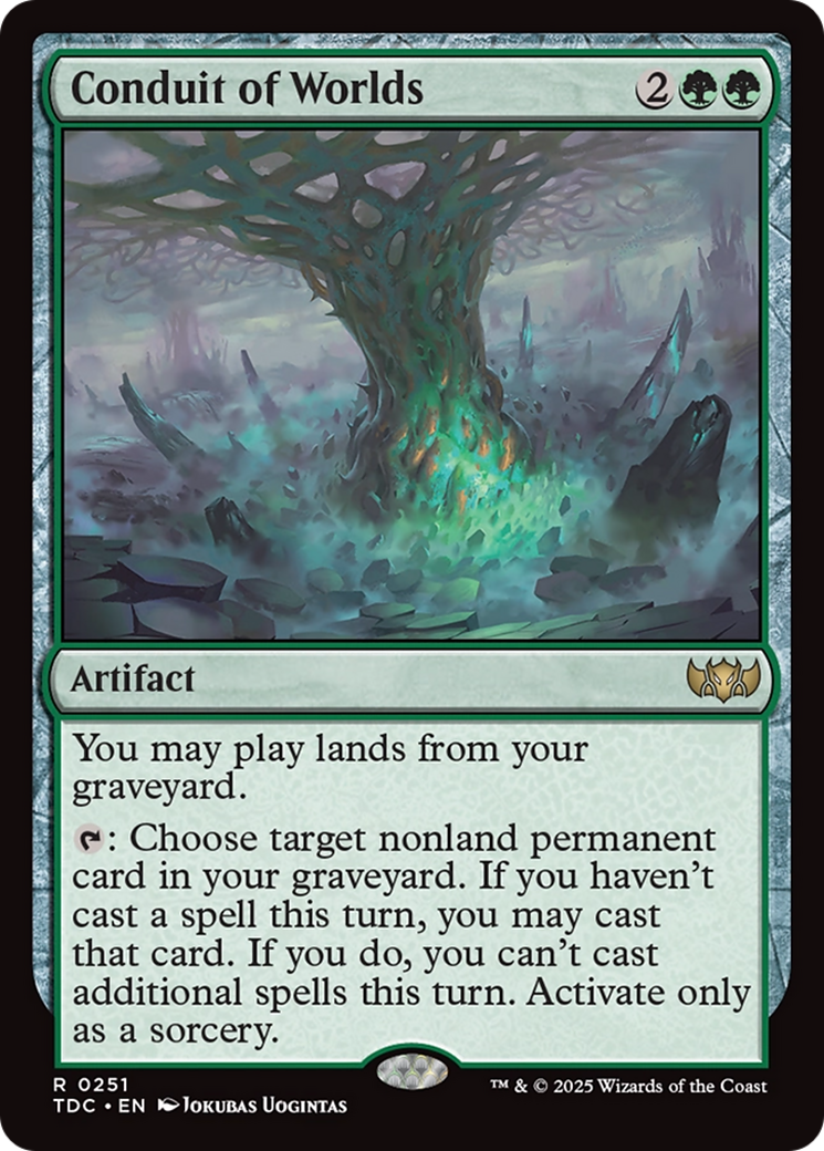 Conduit of Worlds [Tarkir: Dragonstorm Commander] | Fandemonia Ltd