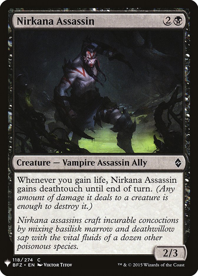 Nirkana Assassin [Mystery Booster] | Fandemonia Ltd