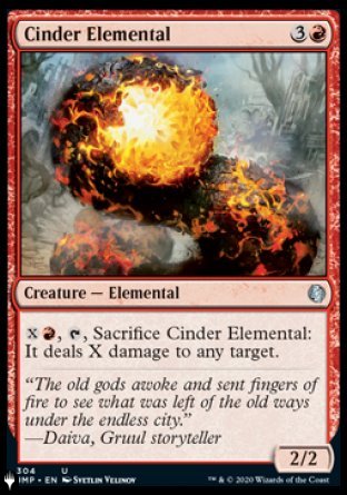 Cinder Elemental [The List] | Fandemonia Ltd