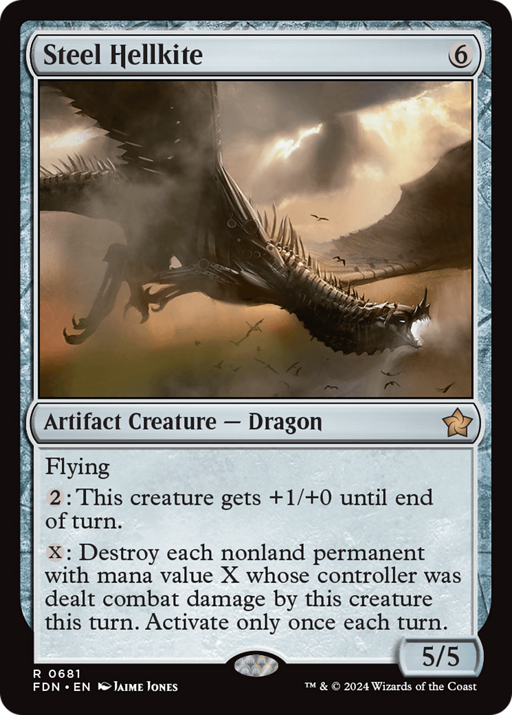 Steel Hellkite [Foundations] | Fandemonia Ltd