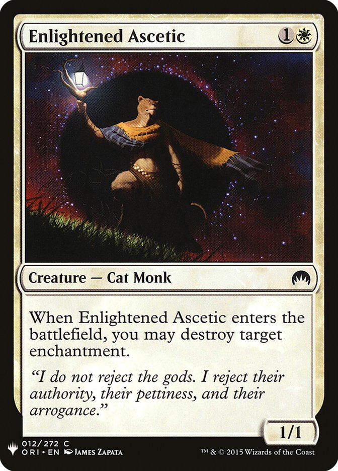 Enlightened Ascetic [Mystery Booster] | Fandemonia Ltd