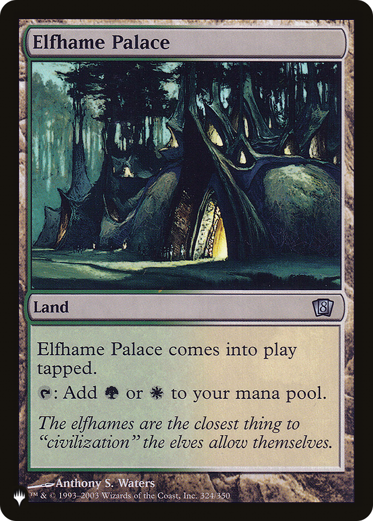 Elfhame Palace [The List] | Fandemonia Ltd
