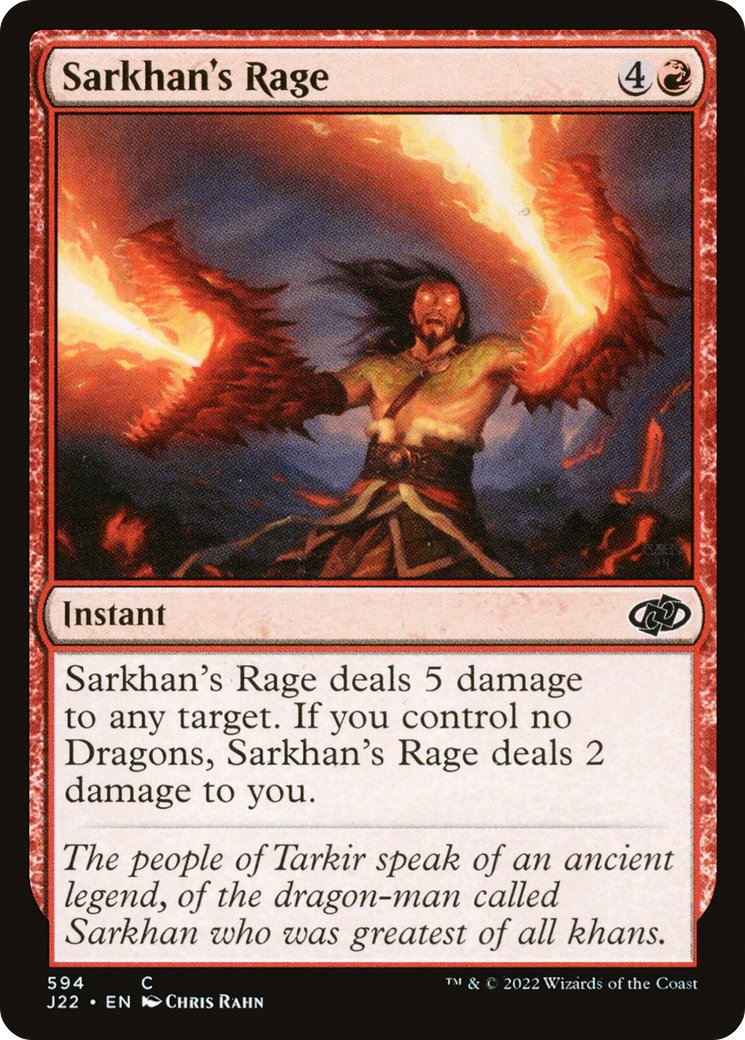 Sarkhan's Rage [Jumpstart 2022] | Fandemonia Ltd