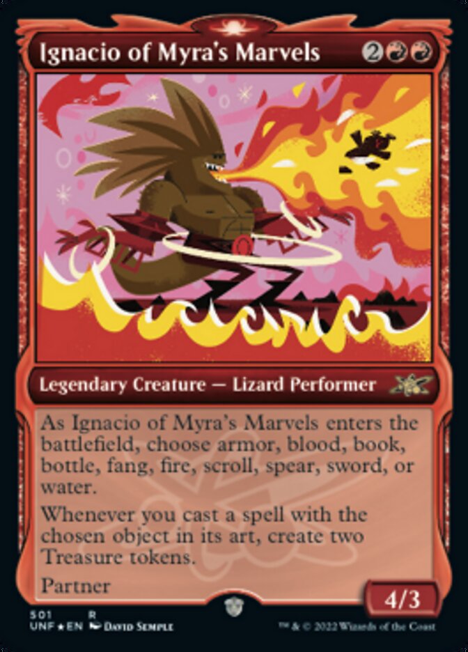 Ignacio of Myra's Marvels (Showcase) (Galaxy Foil) [Unfinity] | Fandemonia Ltd