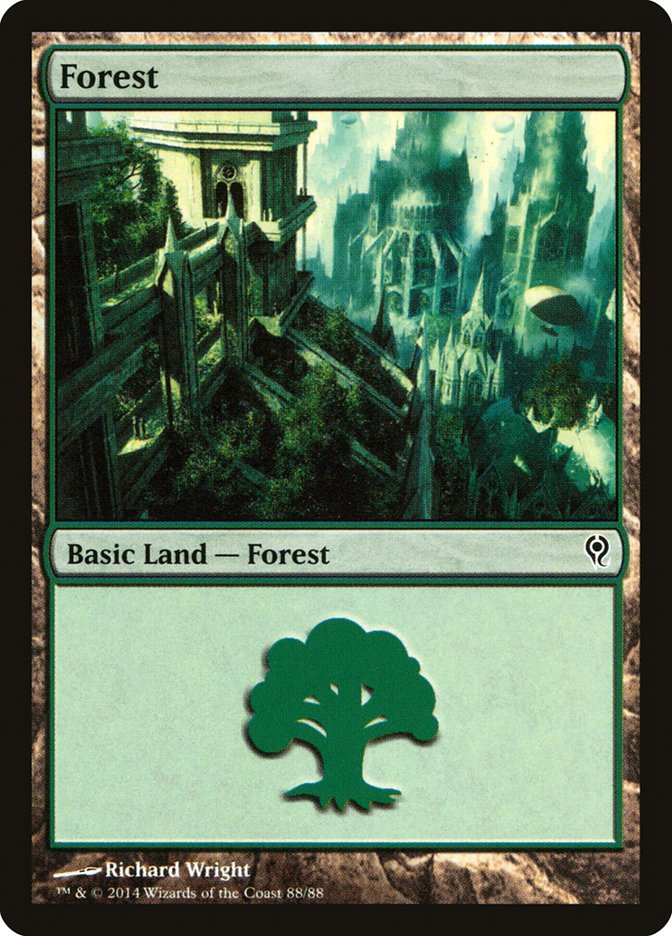 Forest (88) [Duel Decks: Jace vs. Vraska] | Fandemonia Ltd