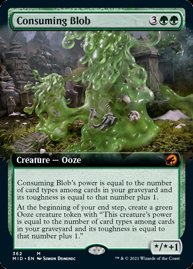 Consuming Blob (Extended Art) [Innistrad: Midnight Hunt] | Fandemonia Ltd