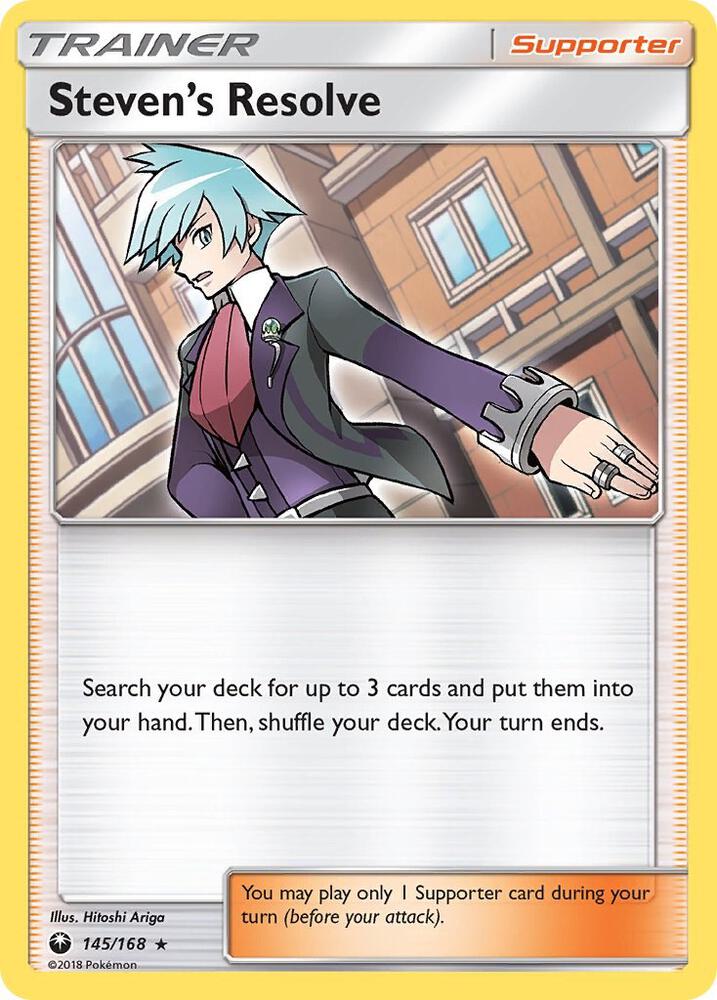 Steven's Resolve (145/168) [Sun & Moon: Celestial Storm] | Fandemonia Ltd