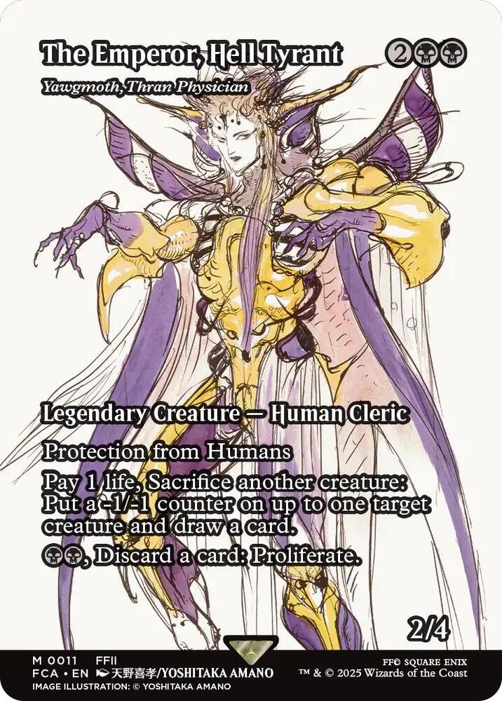The Emperor, Hell Tyrant - Yawgmoth, Thran Physician (Showcase) [FINAL FANTASY : Through the Ages] | Fandemonia Ltd