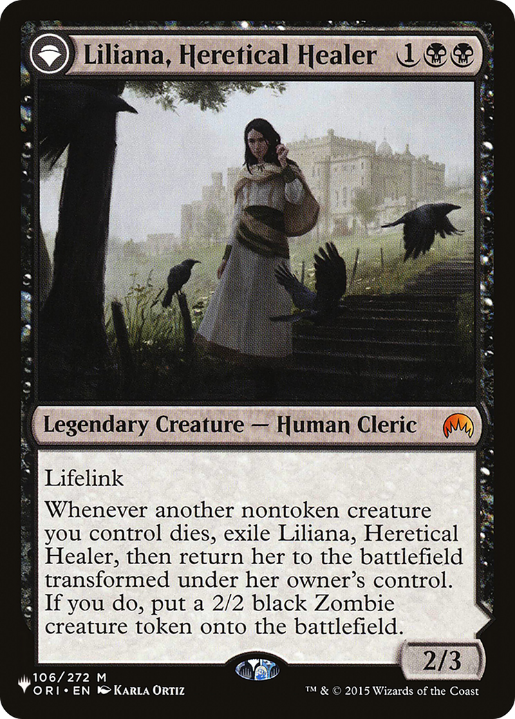 Liliana, Heretical Healer // Liliana, Defiant Necromancer [Secret Lair: From Cute to Brute] | Fandemonia Ltd
