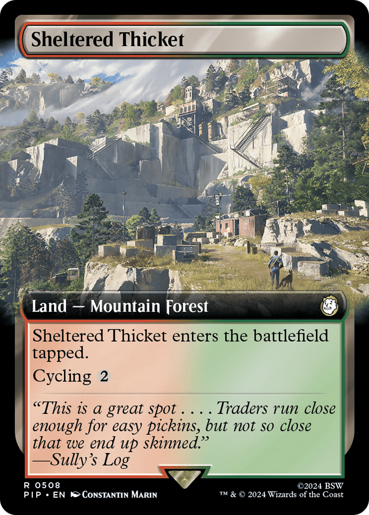 Sheltered Thicket (Extended Art) [Fallout] | Fandemonia Ltd
