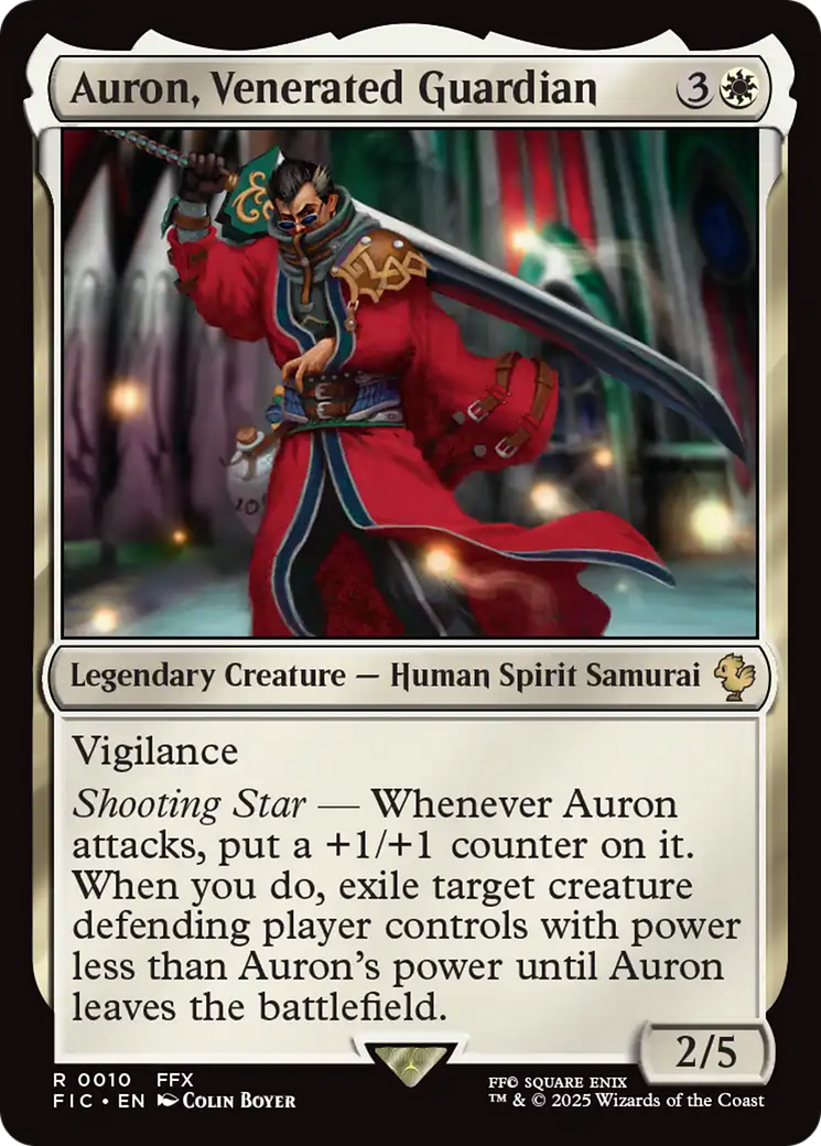 Auron, Venerated Guardian [FINAL FANTASY Commander] | Fandemonia Ltd