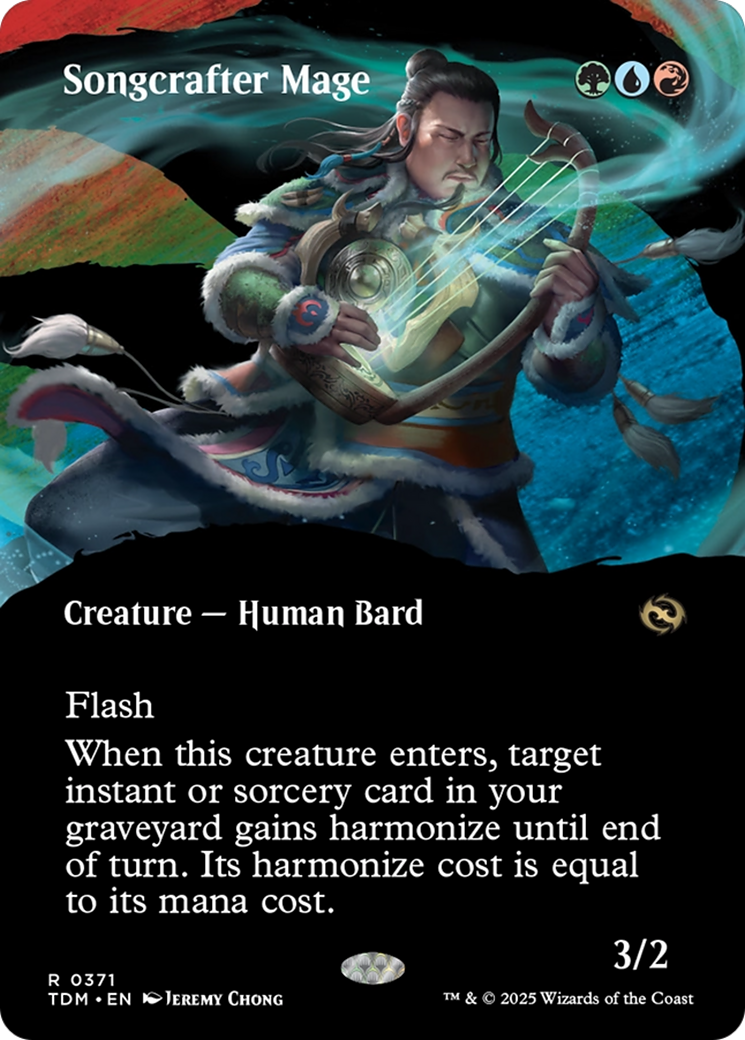 Songcrafter Mage (Borderless) [Tarkir: Dragonstorm] | Fandemonia Ltd