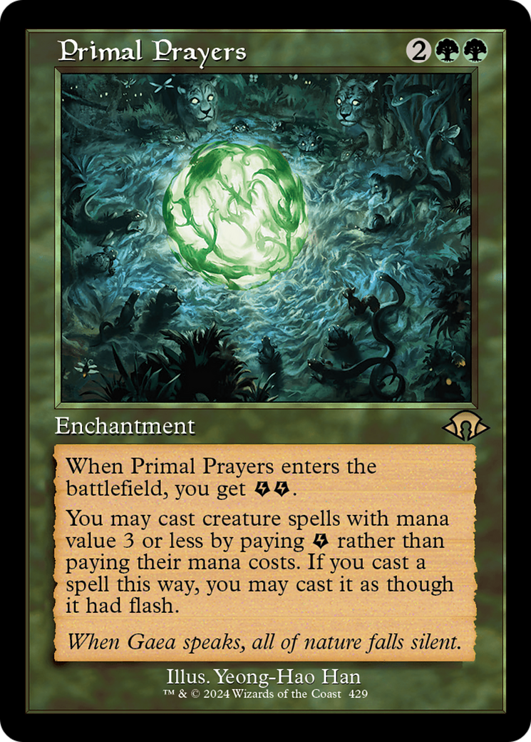 Primal Prayers (Retro) [Modern Horizons 3] | Fandemonia Ltd
