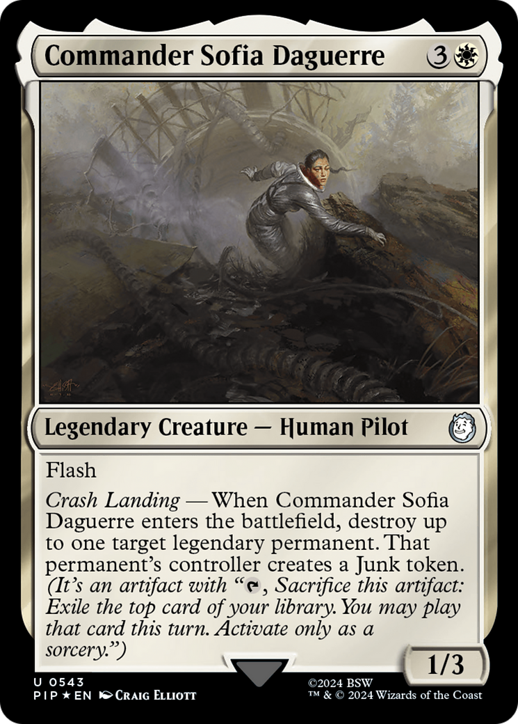 Commander Sofia Daguerre (Surge Foil) [Fallout] | Fandemonia Ltd