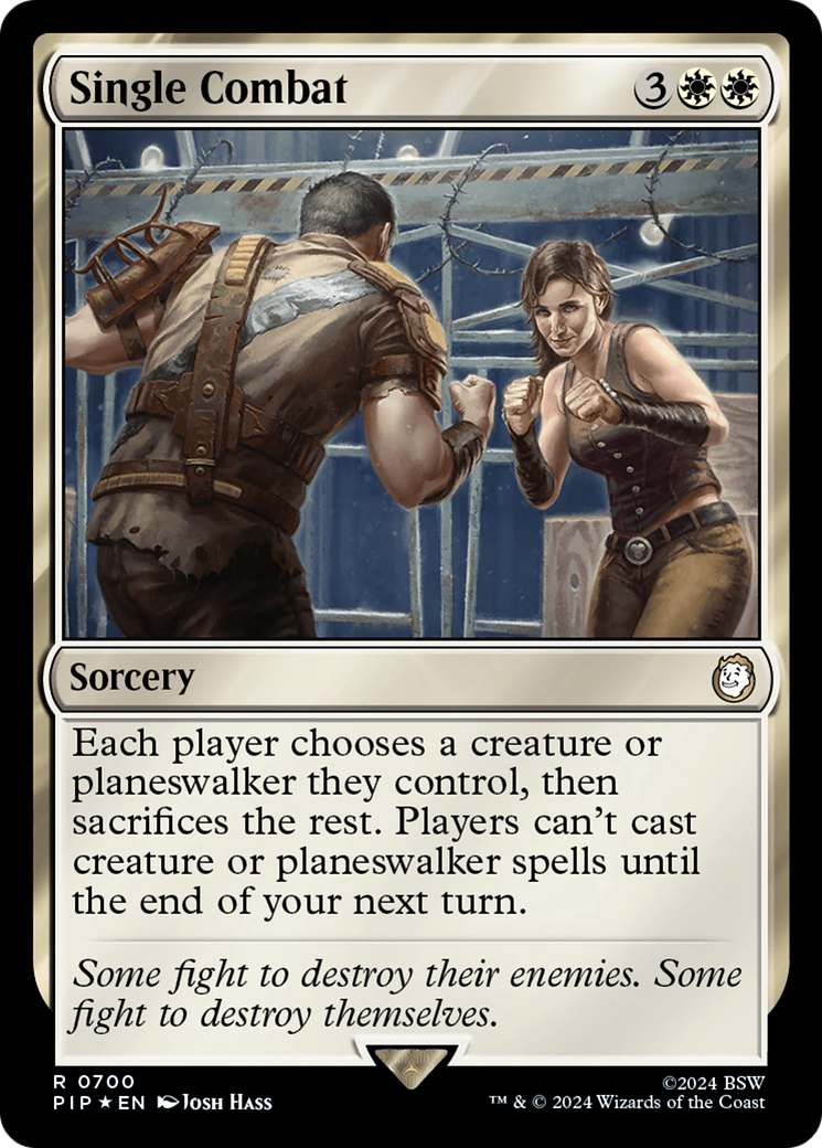 Single Combat (Surge Foil) [Fallout] | Fandemonia Ltd