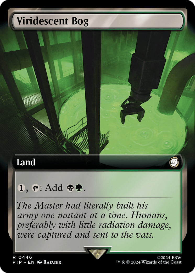 Viridescent Bog (Extended Art) [Fallout] | Fandemonia Ltd