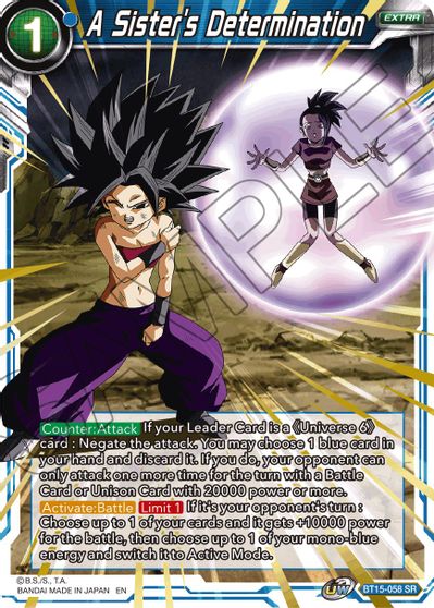 A Sister's Determination (BT15-058) [Saiyan Showdown] | Fandemonia Ltd