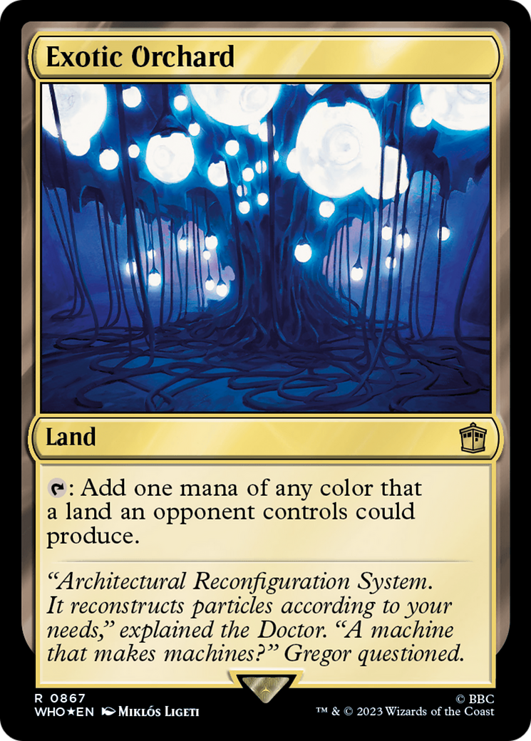 Exotic Orchard (Surge Foil) [Doctor Who] | Fandemonia Ltd
