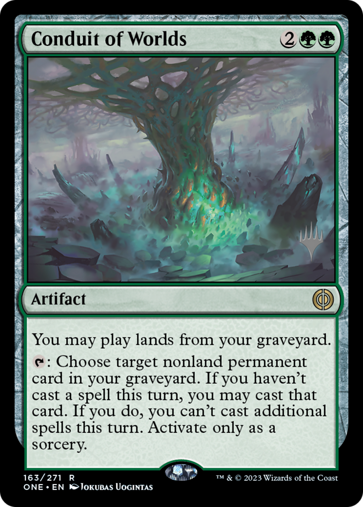 Conduit of Worlds (Promo Pack) [Phyrexia: All Will Be One Promos] | Fandemonia Ltd