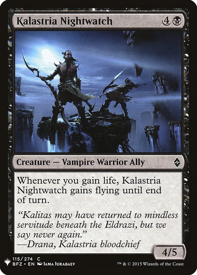 Kalastria Nightwatch [Mystery Booster] | Fandemonia Ltd