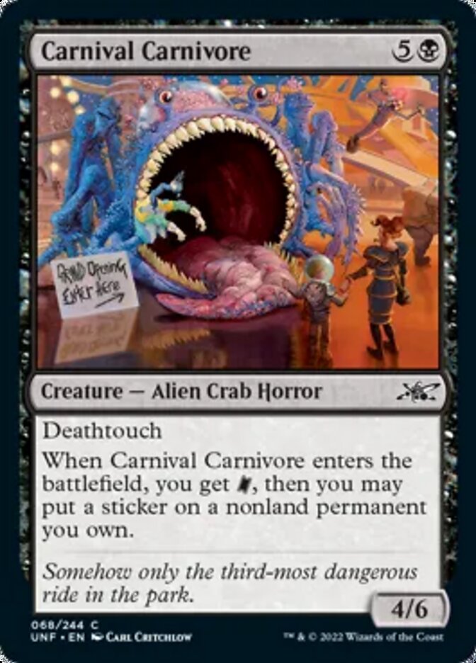 Carnival Carnivore [Unfinity] | Fandemonia Ltd