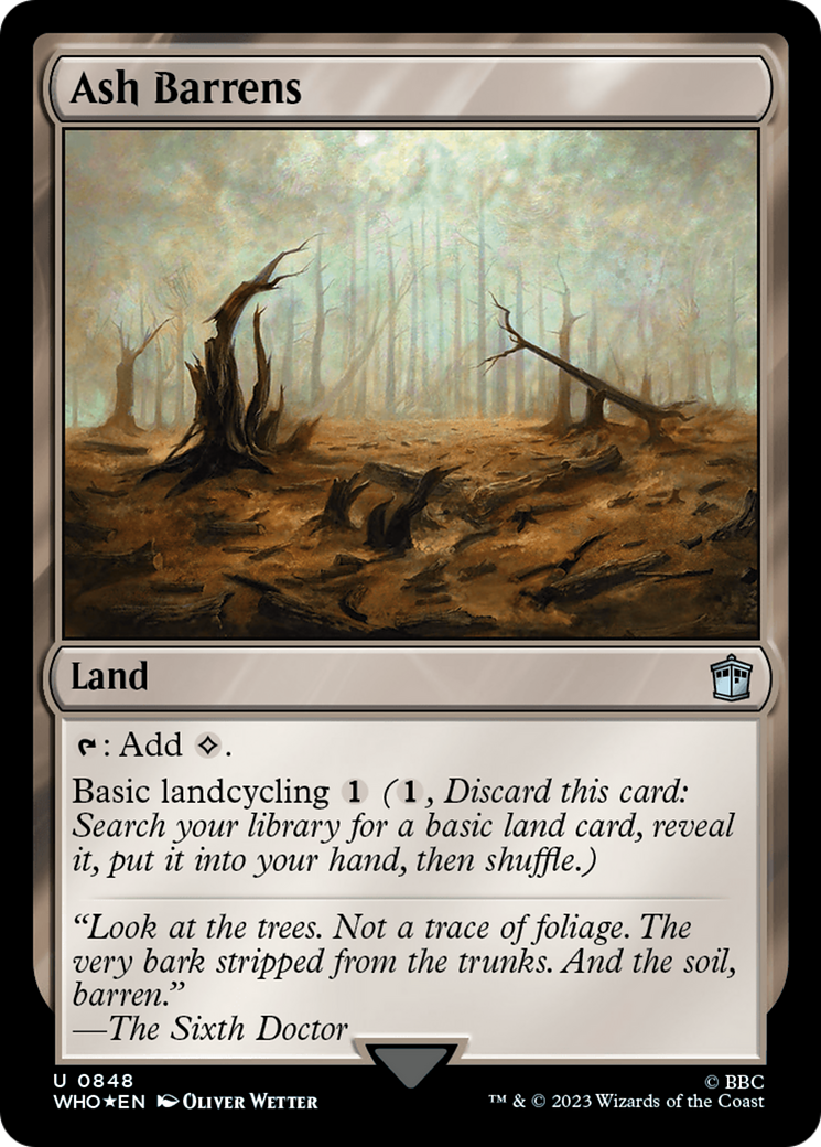 Ash Barrens (Surge Foil) [Doctor Who] | Fandemonia Ltd